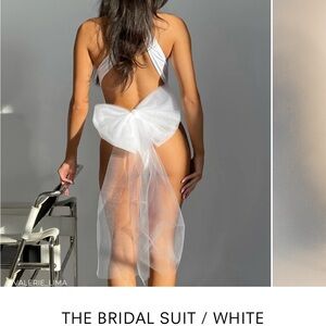 437 Bridal White Bathing Suit
